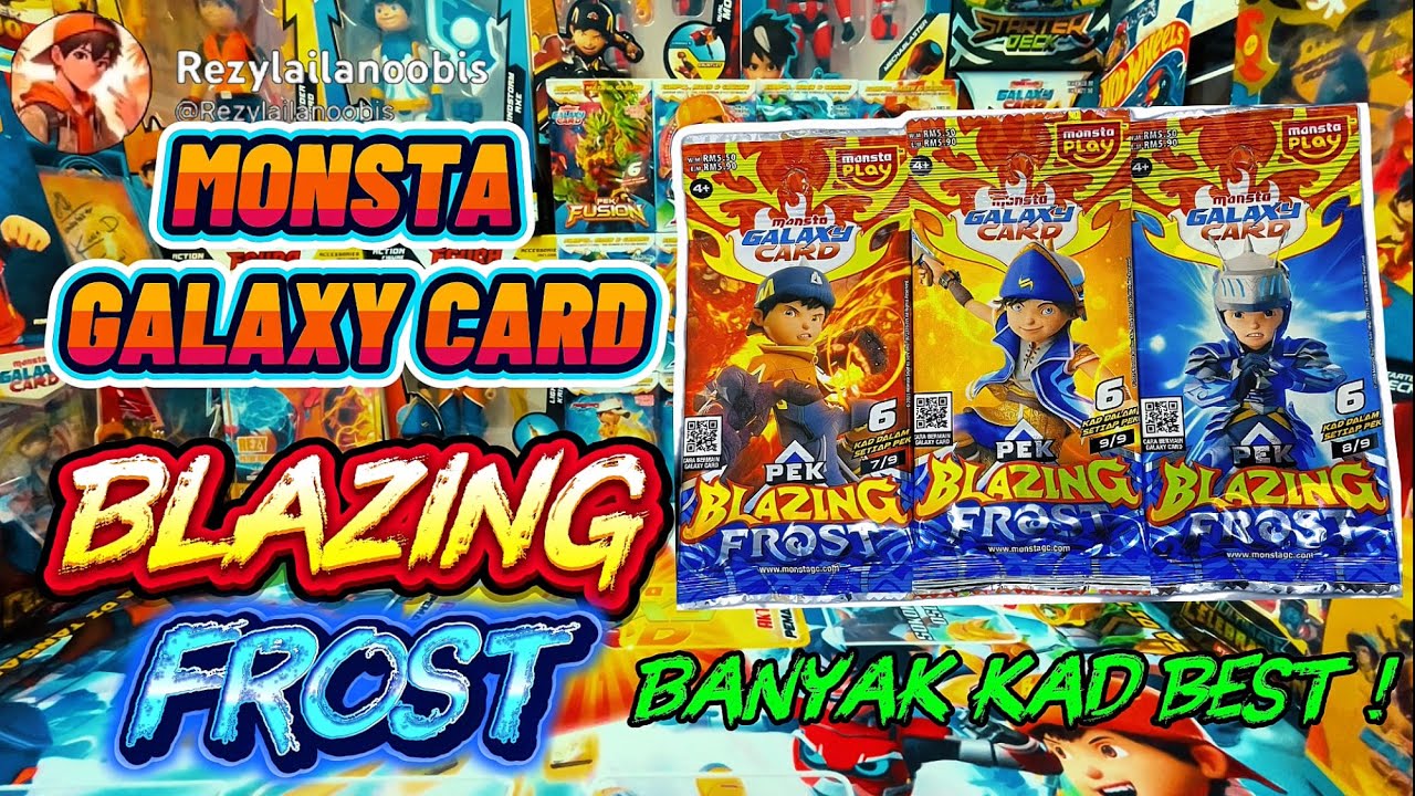 Pek Blazing Frost Baharu Daripada Monsta!!