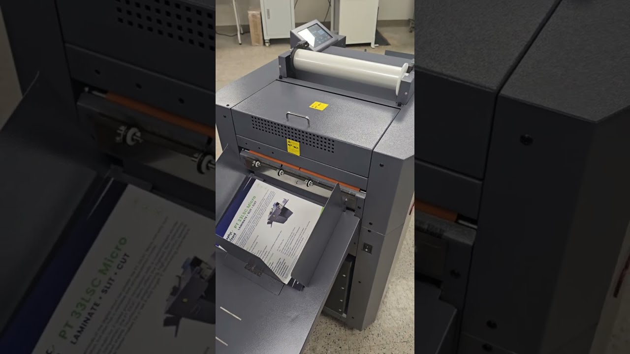 Graphic Whizard PT 33LSC Micro Laminator Slitter Cutter