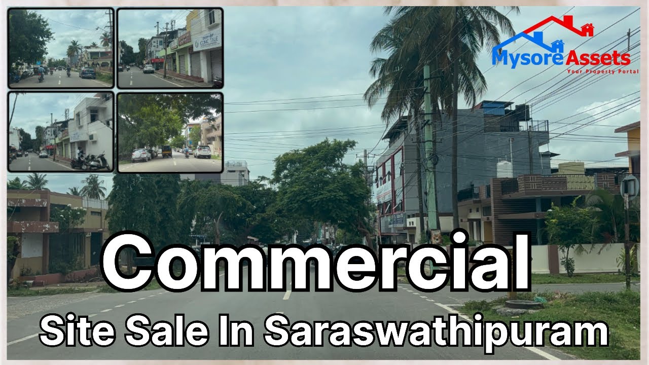 30x40 Commercial Site for Sale in Saraswathi Puram Mysore | North Facing | Prime Location