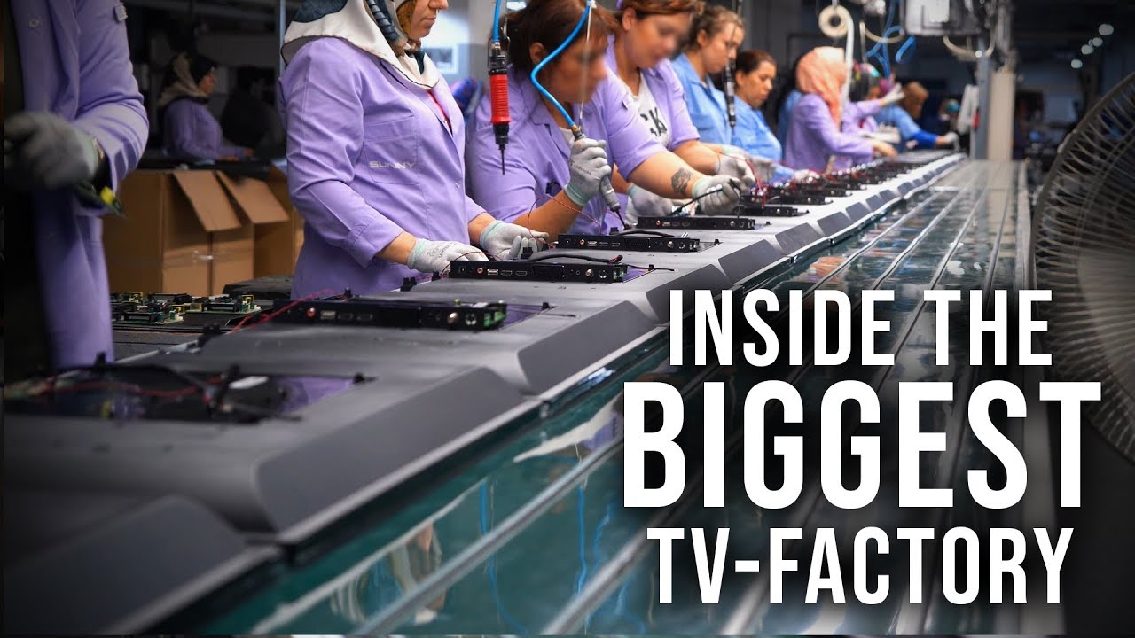 Inside a HUGE Smart TV Factory !