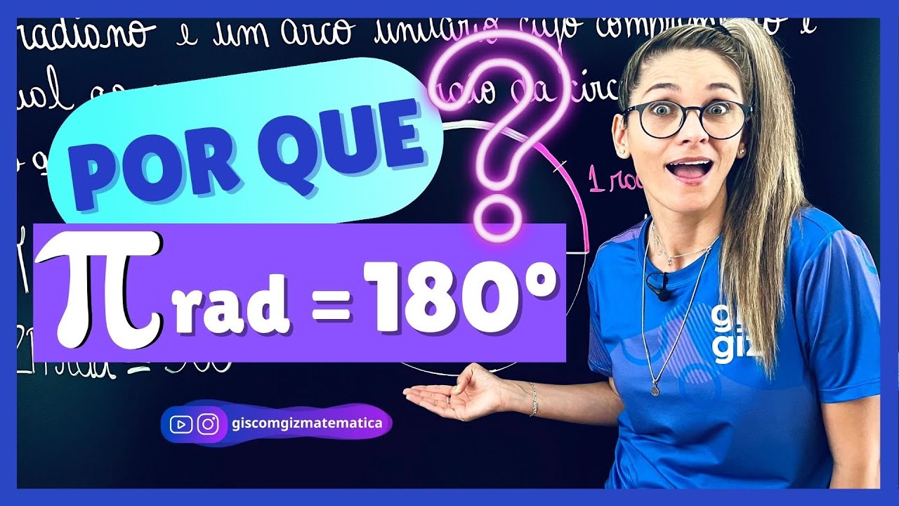 RADIANOS - COMO CONVERTER DE GRAUS PARA RADIANOS E RADIANOS PARA GRAUS | PI RADIANO =180