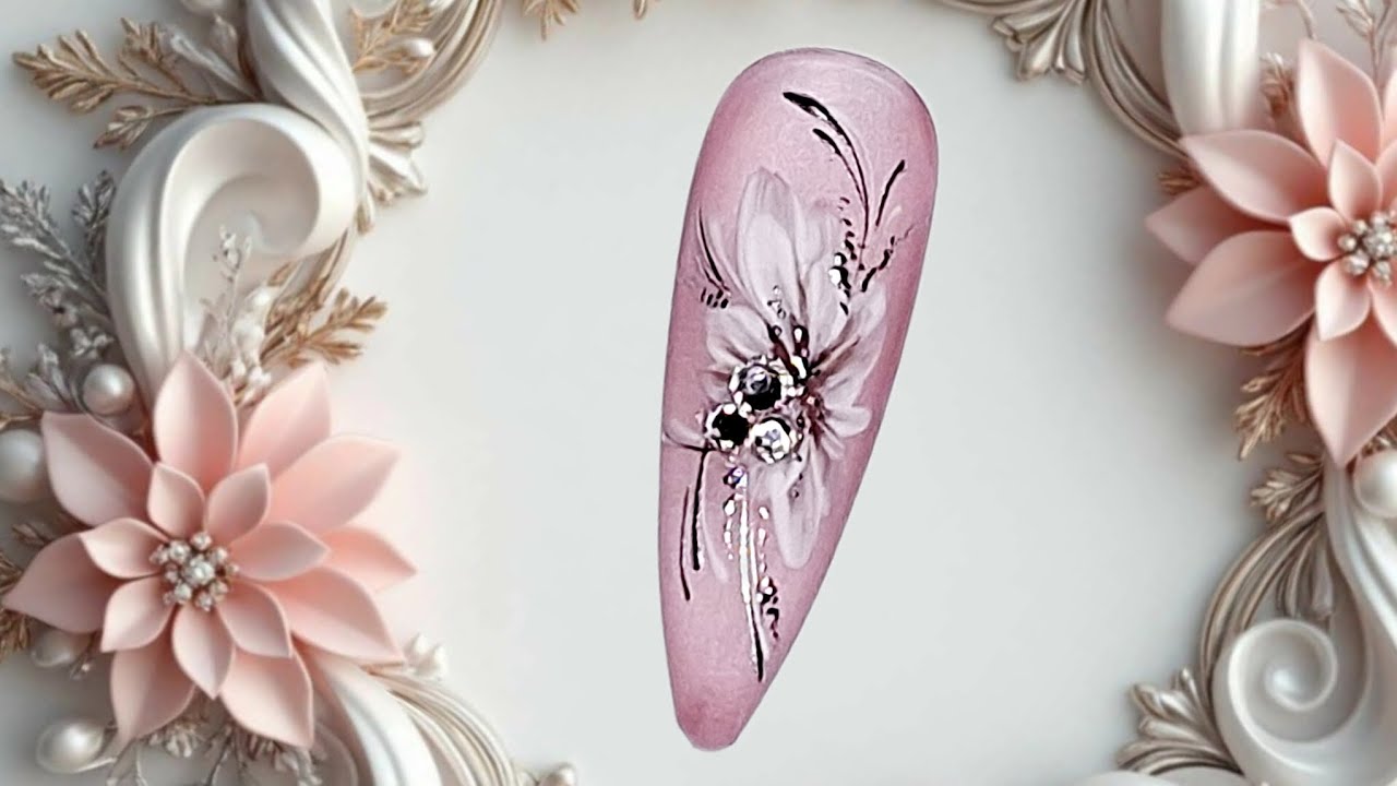 Нежный весенний маникюр 2026. МК/Delicate Spring Manicure. Tutorial