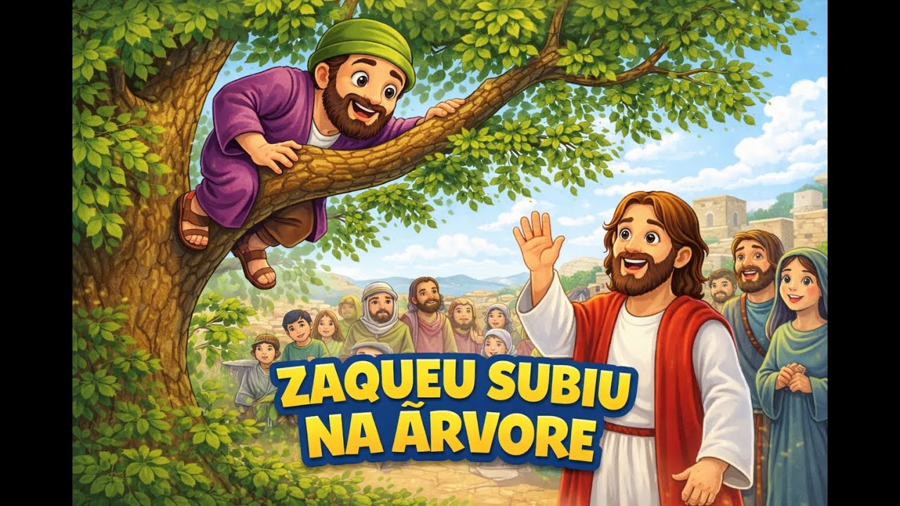 Música Infantil 🌳👦 Zaqueu Subiu na Árvore | Musica para Criança