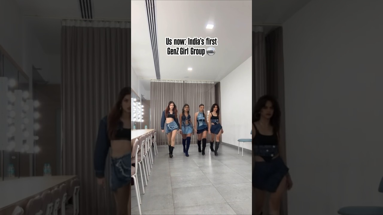 India's first GenZ girl group 🌟🤭#wish #wishot4 #youtubeshorts #walk #trending #indianpop #ipop #fyp