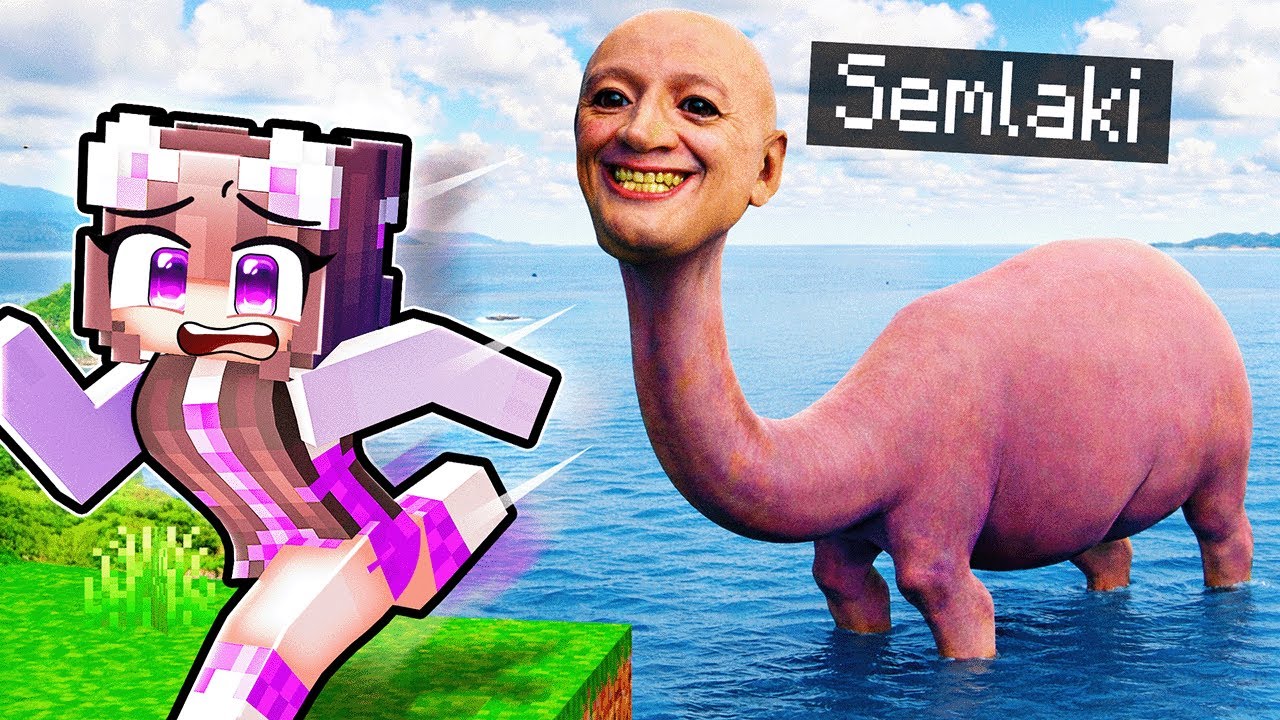 Ich habe meine Freunde mit einem MENSCHENKOPF MEERESMONSTER geprankt  in Minecraft!