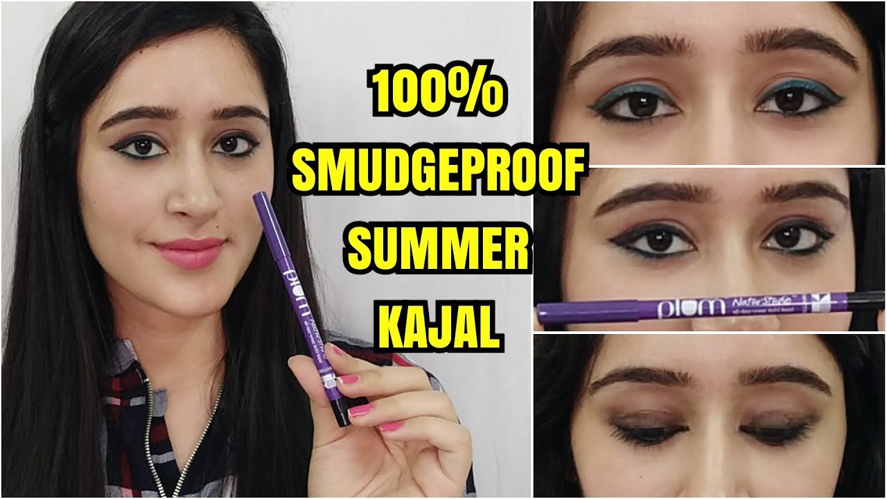 SUMMER SMUDGEPROOF  KAJAL + काजल कैसे लगाएं How to apply kajal