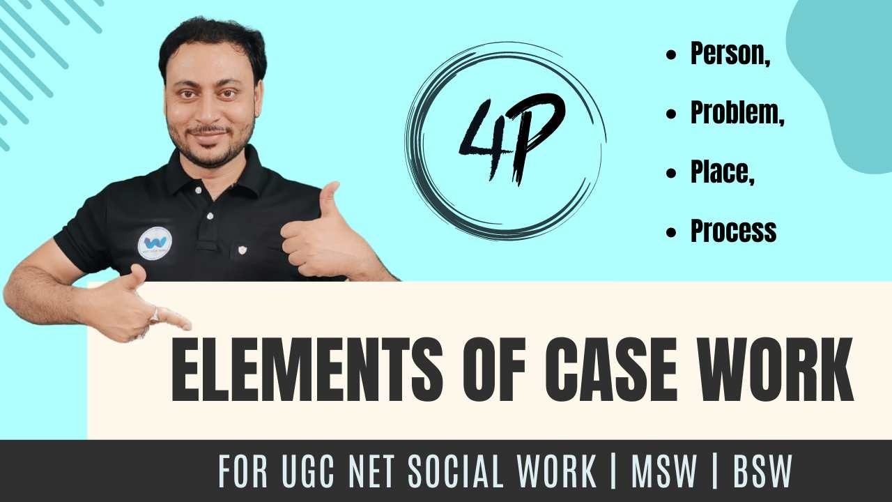 Elements of case work| Components of case work |MSW |BSW | UGC-NET/JRF|SOCIAL WORK | Patit mukherjee