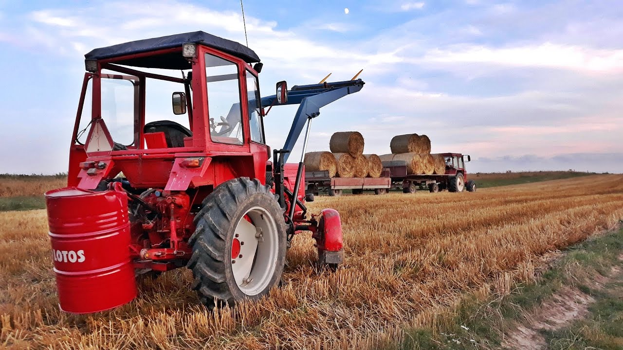 Zwożenie słomy 2019! T25 w akcji :D