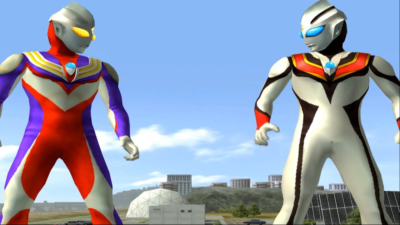 ULTRAMAN TIGA & EVIL TIGA TAG TEAM ULTRAMAN FE3 GAMEPLAY