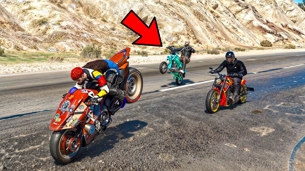 Corremos La Carrera Mas Extrema En Moto Del Futuro Gta Rp