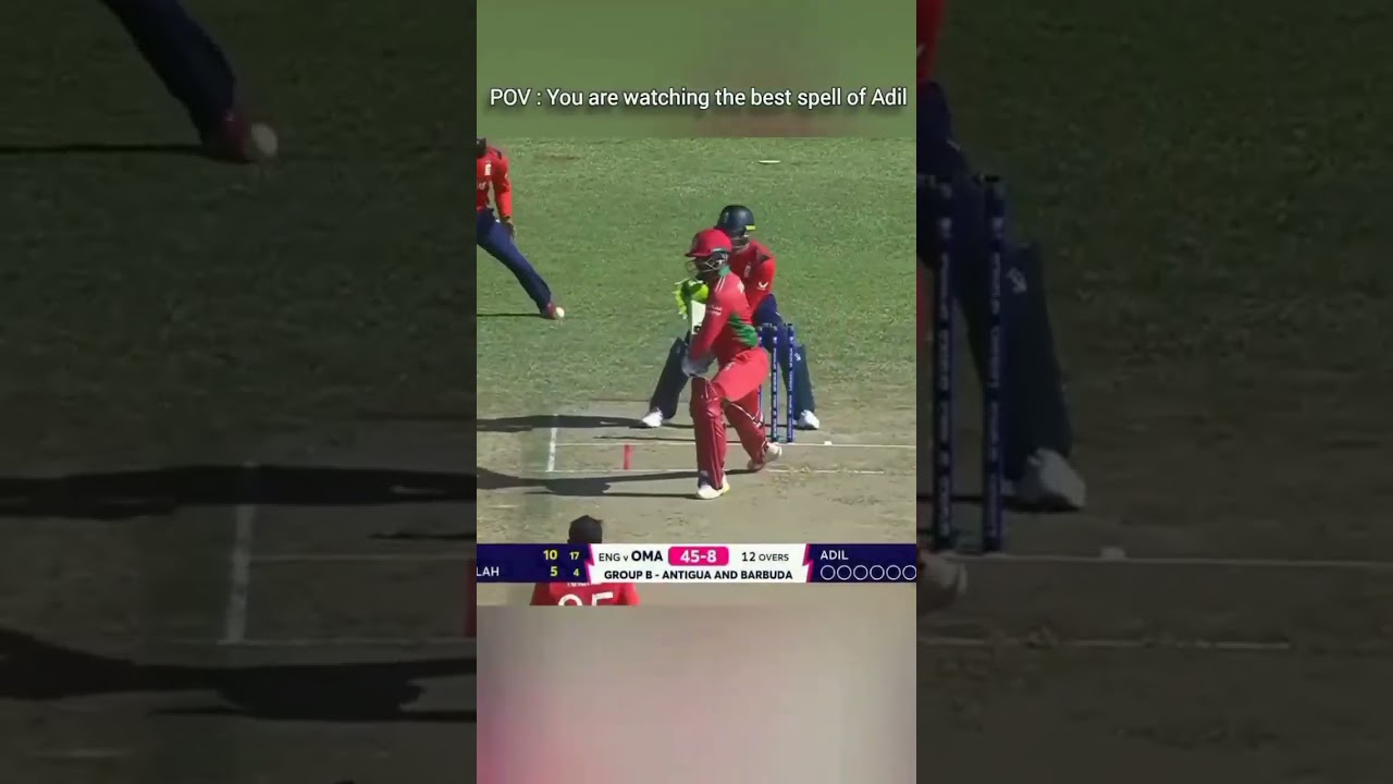 ripper gripped bowling from Adil Rashid..........#cricket #bowlervibes