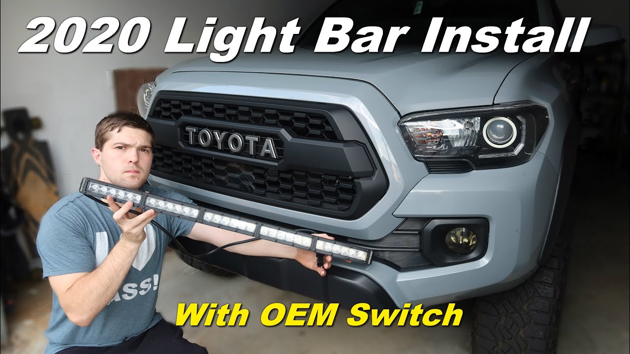 2016 - 2020 Toyota Tacoma HIDDEN Light Bar Install w/ OEM Switch | Diode Dynamics