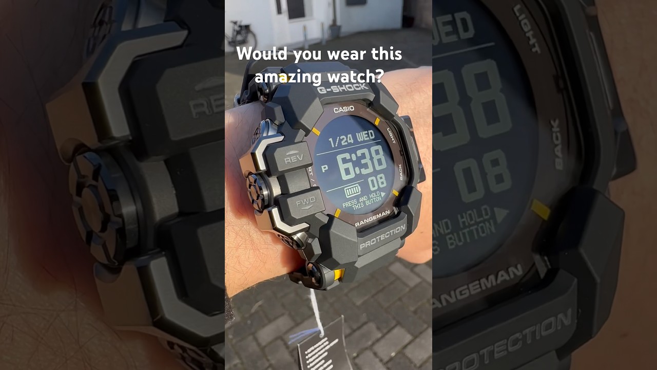 The Casio G-shock Rangeman GPR-H1000-1ER #casio #fashion #watch