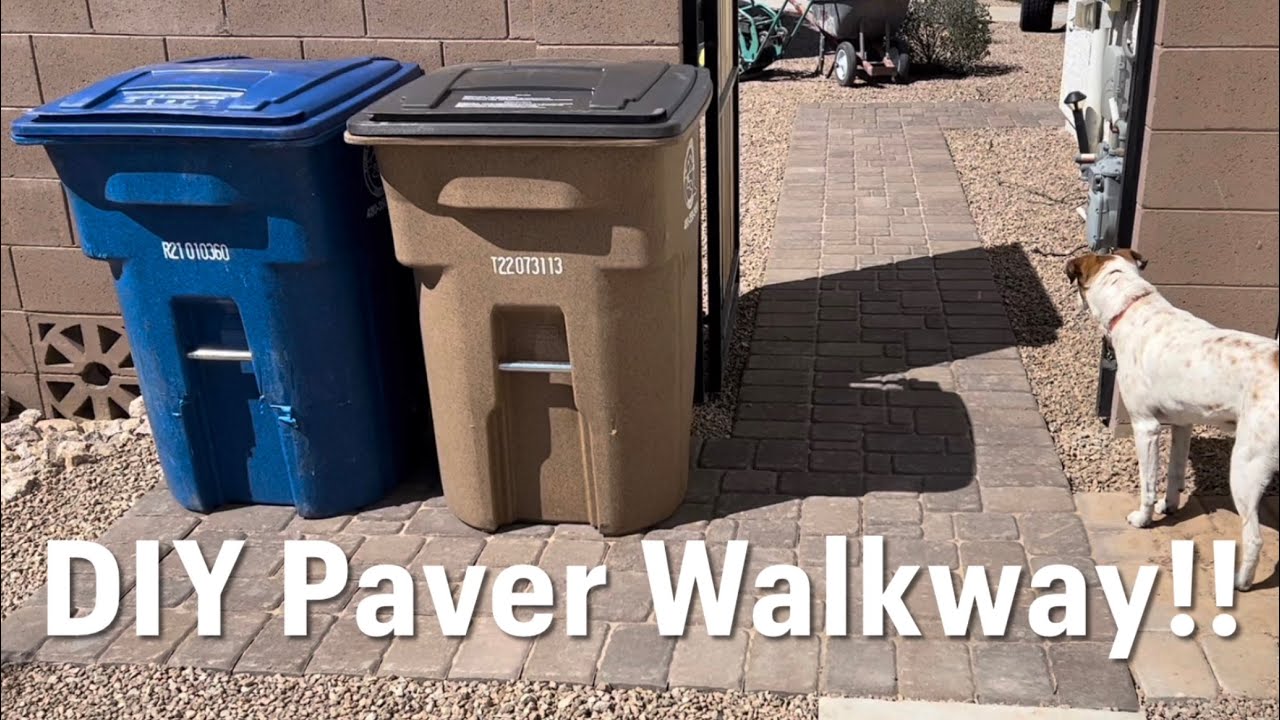 DIY Paver walkway!