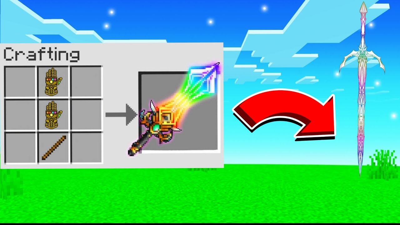 Minecraft but sand drop super op items 😱😱😱😱😱