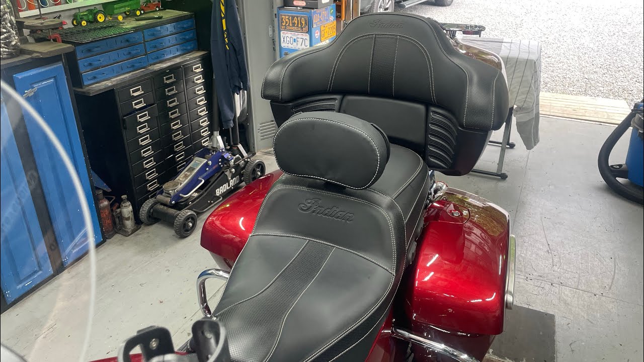 Installing a Rider ￼Back Rest on my 2023 Indian Roadmaster Limited ￼￼