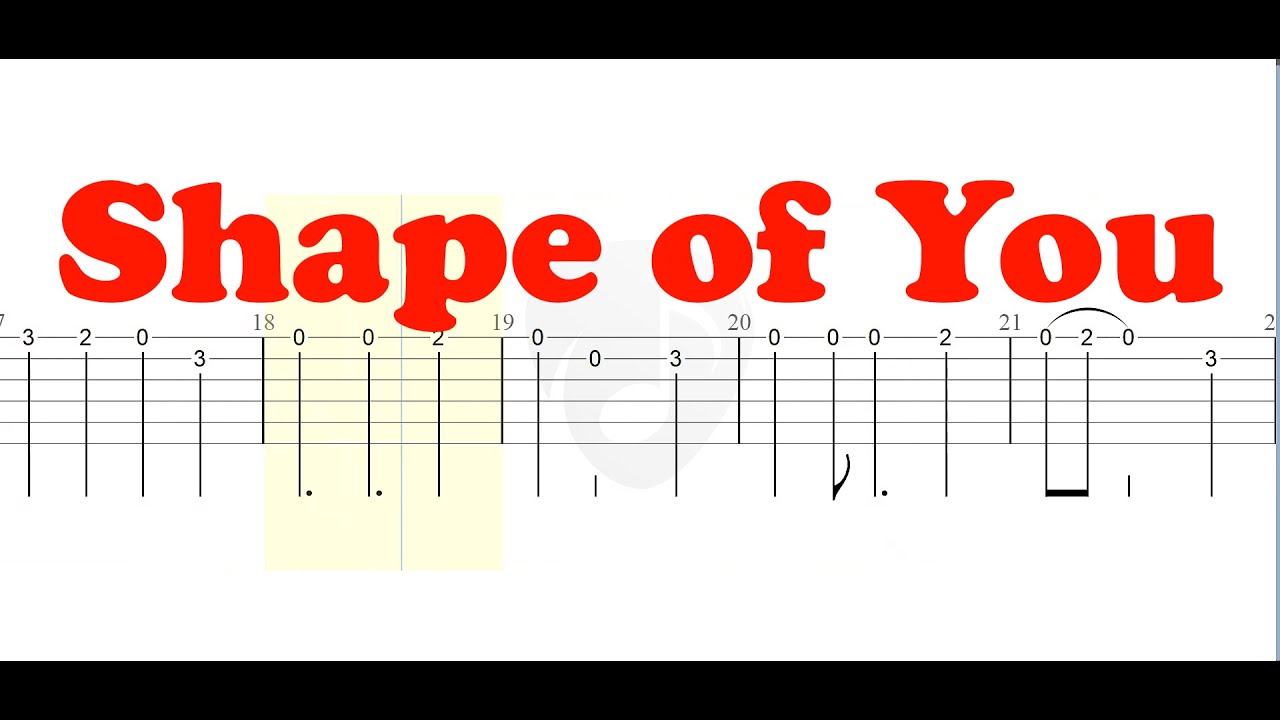 Shape of You | Easy Solo + TAB