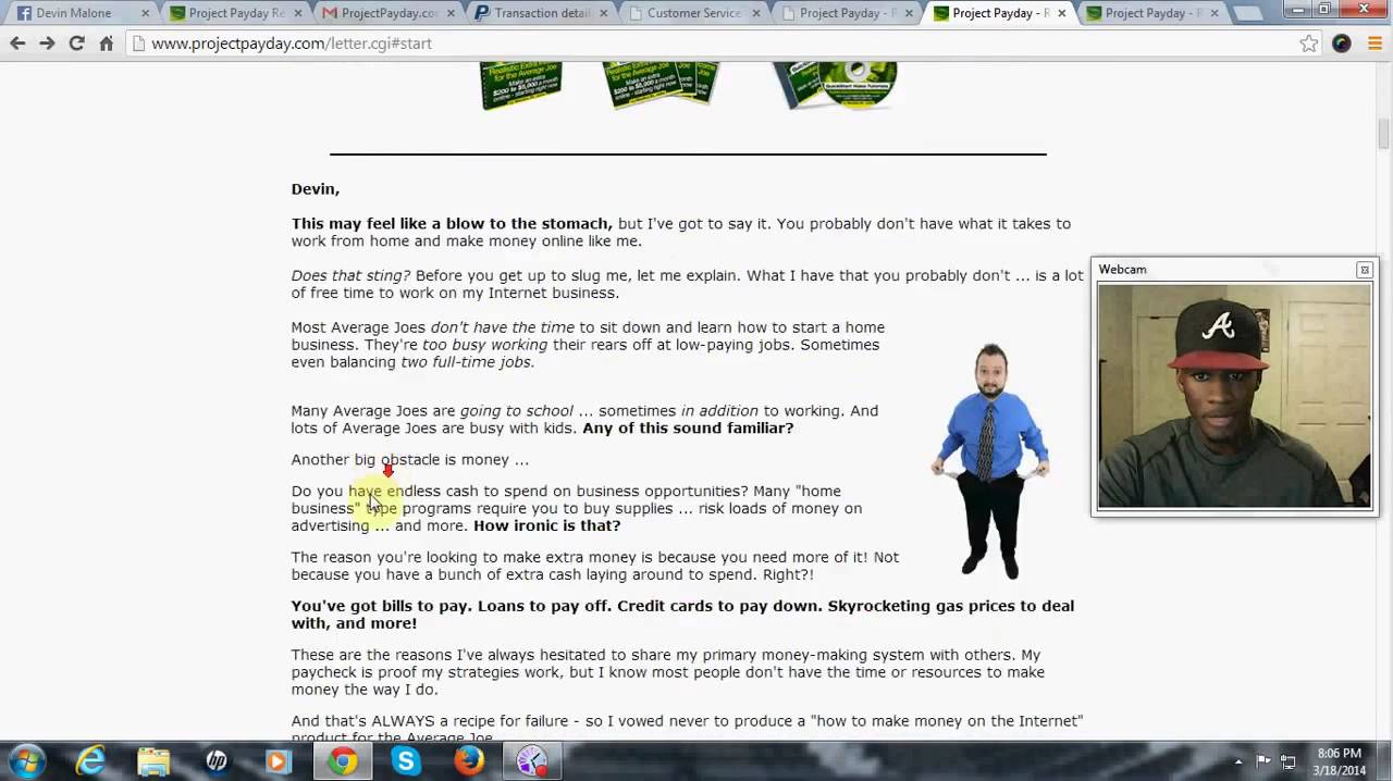 Making Money With Project Payday $1,122 00