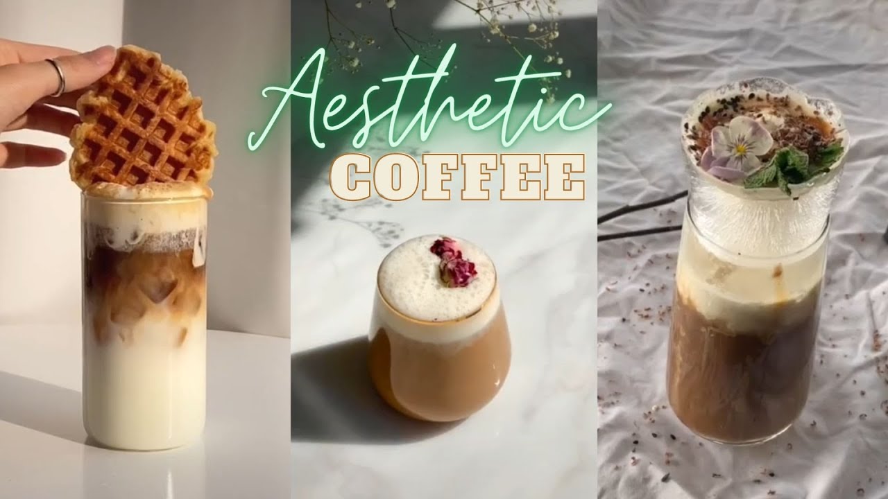 Aesthetic Coffee Part 4 ☁️ Relaxing Homecafe Drinks ☁️ TikTok Compilation 2021