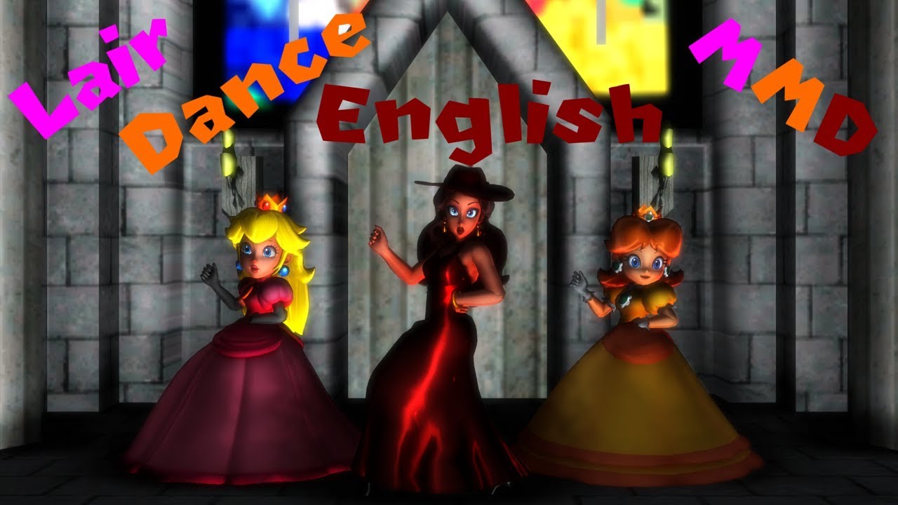 Lair Dance ライアーダンス (Mayor Pauline, Princess Peach, & Princess Daisy) English MMD