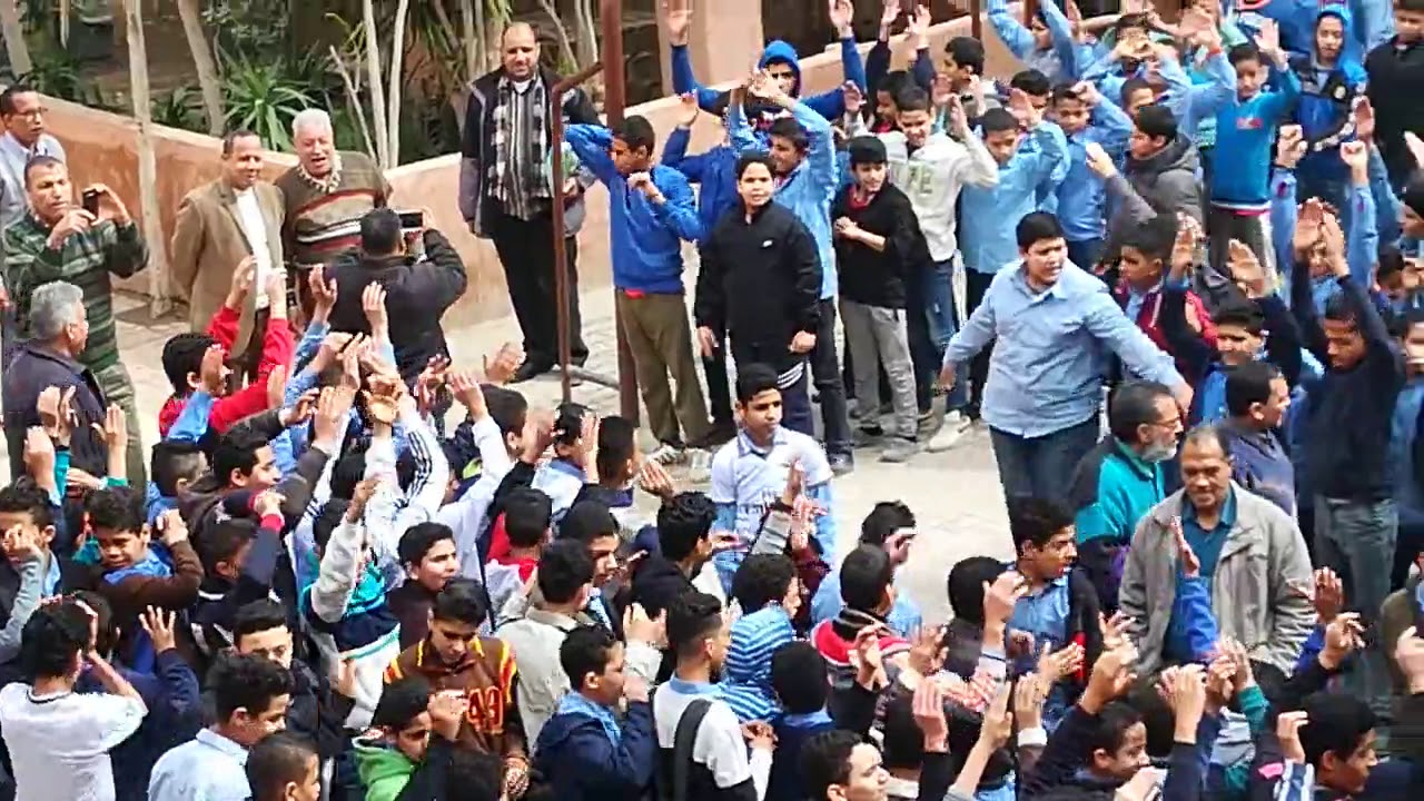 خطة اخلاء مدرسة التحرير الاعدادية - إدارة المطرية التعليمية