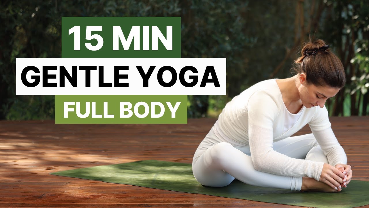 15 Min Gentle Yoga Routine | Beginner Friendly Full Body Stretch