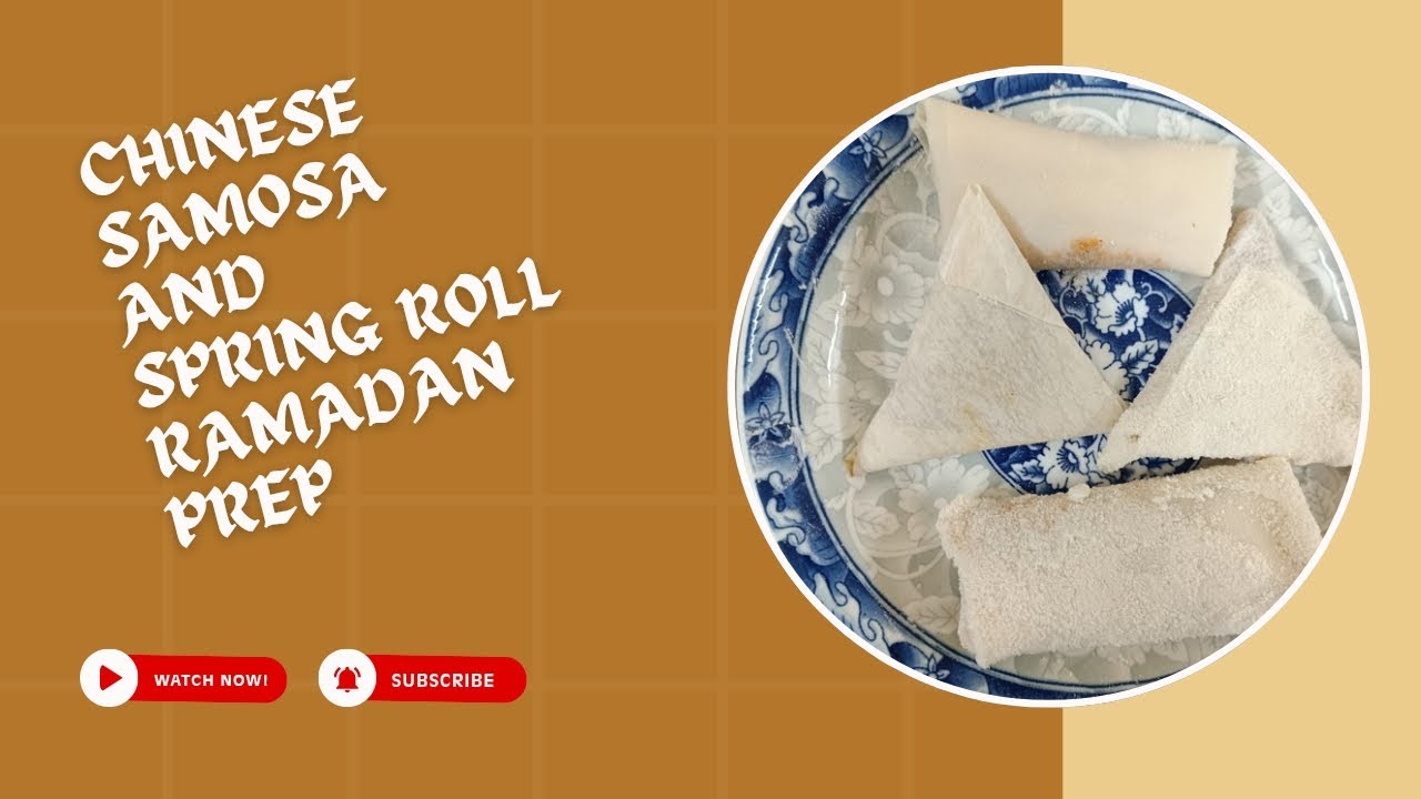 Make and Freeze Chinese samosa and spring roll /Noodle samosa /Cook Well Hub