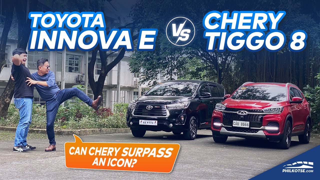Chery Tiggo 8 vs Toyota Innova E Comparison | Philkotse Reviews