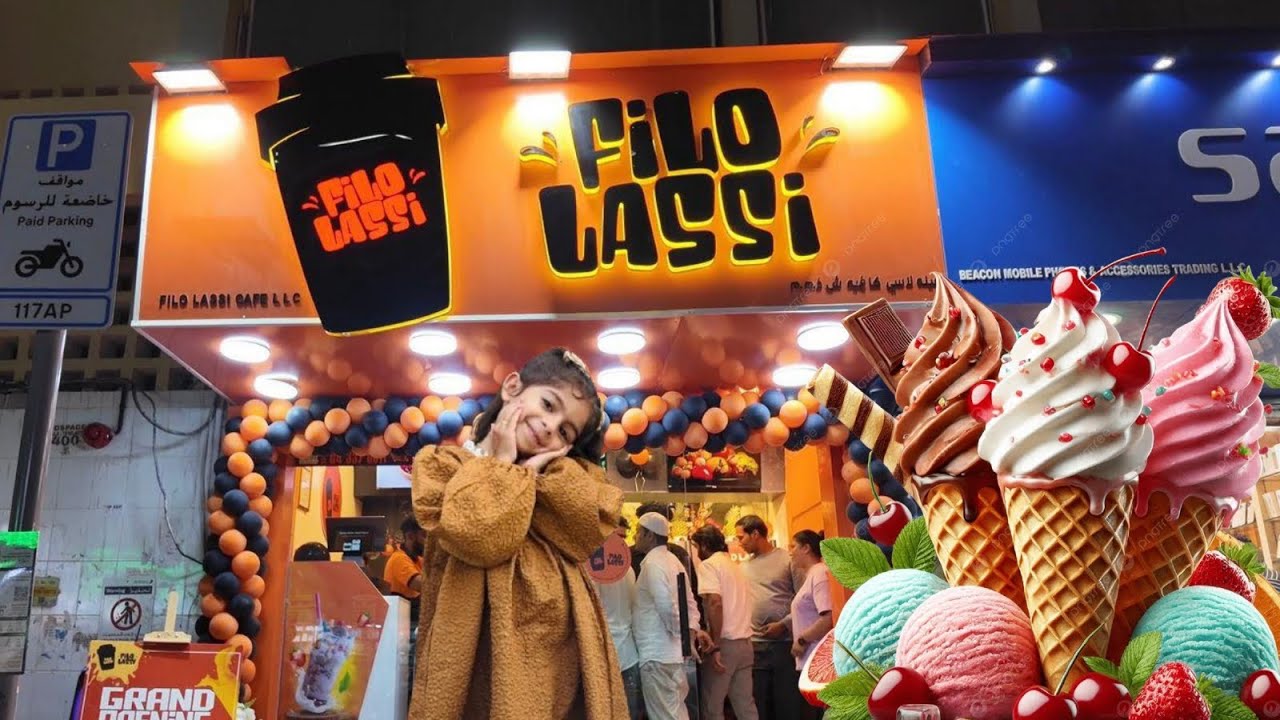 Filo Lassi ice cream | Deira dubai #dubai 