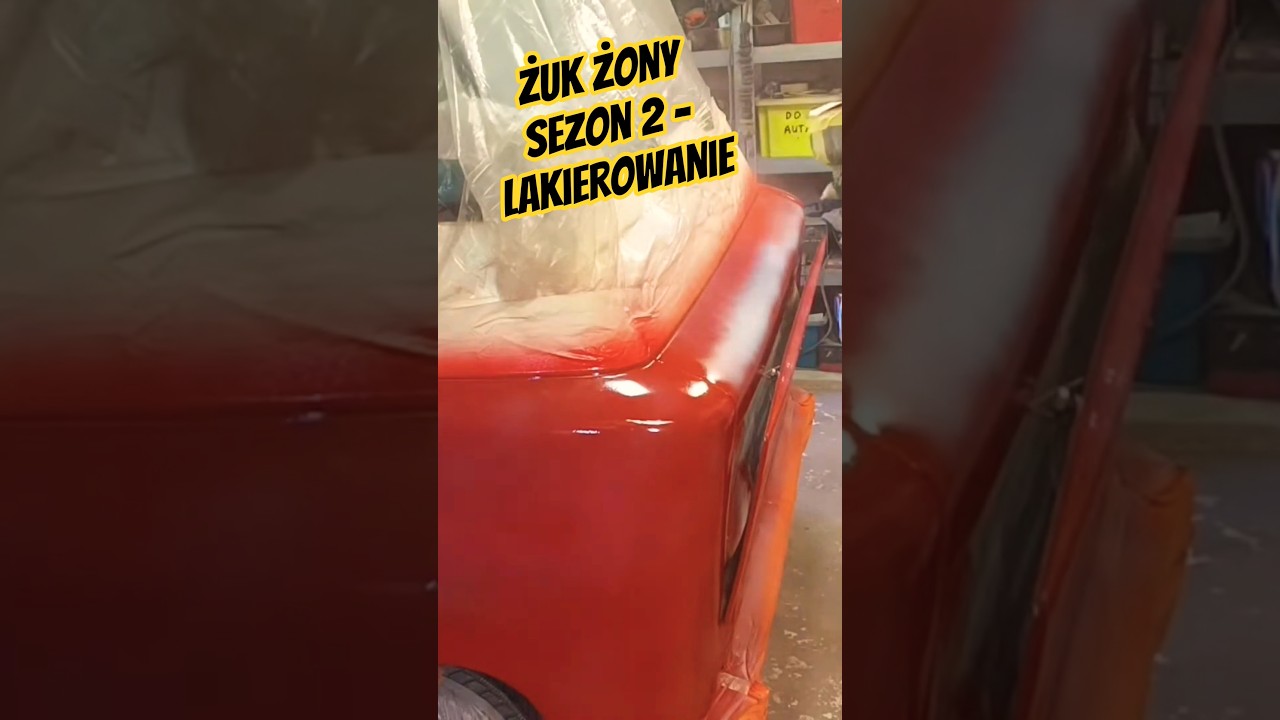 Jak LAKIEROWAĆ amatorsko? Żuk Żony Sezon 2 👈 #MotoQba