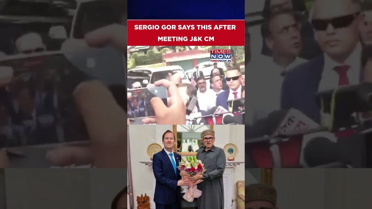 US Envoy Sergio Gor Says &lsquo;J&K Is An Important Part Of India&rsquo; After Meeting CM Omar Abdullah #shorts