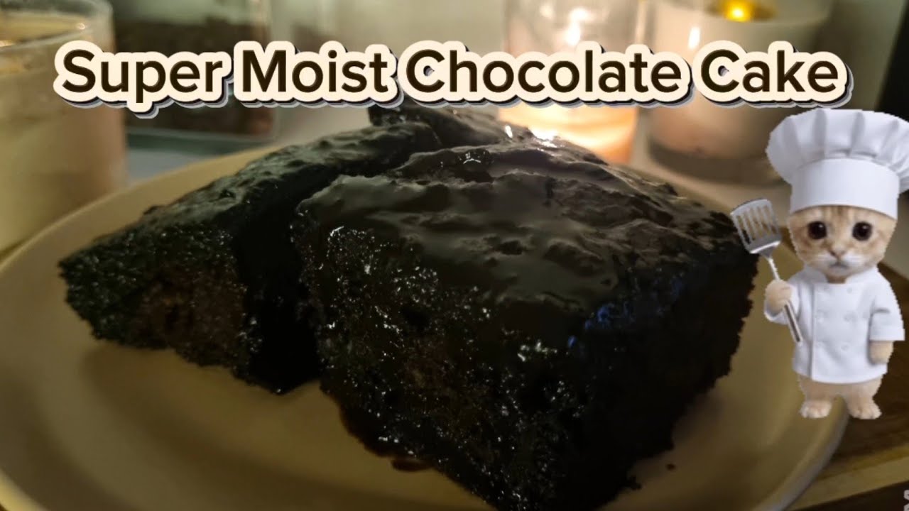 Super Moist Chocolate Cake | Bake with me 🤎