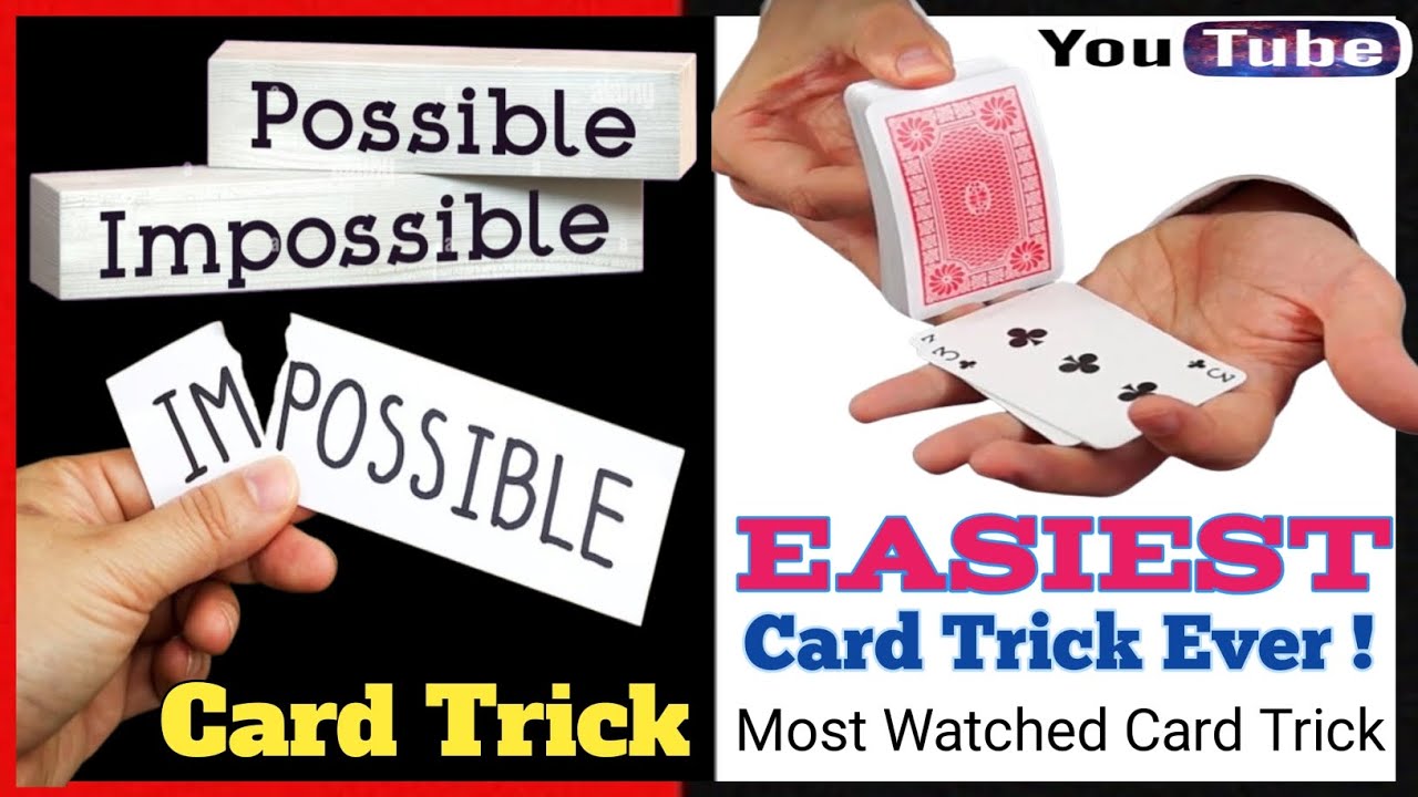 Impossible Card Trick 🤯 Easiest Card Trick Ever 🫠 Most Wached Card Trick 😎 