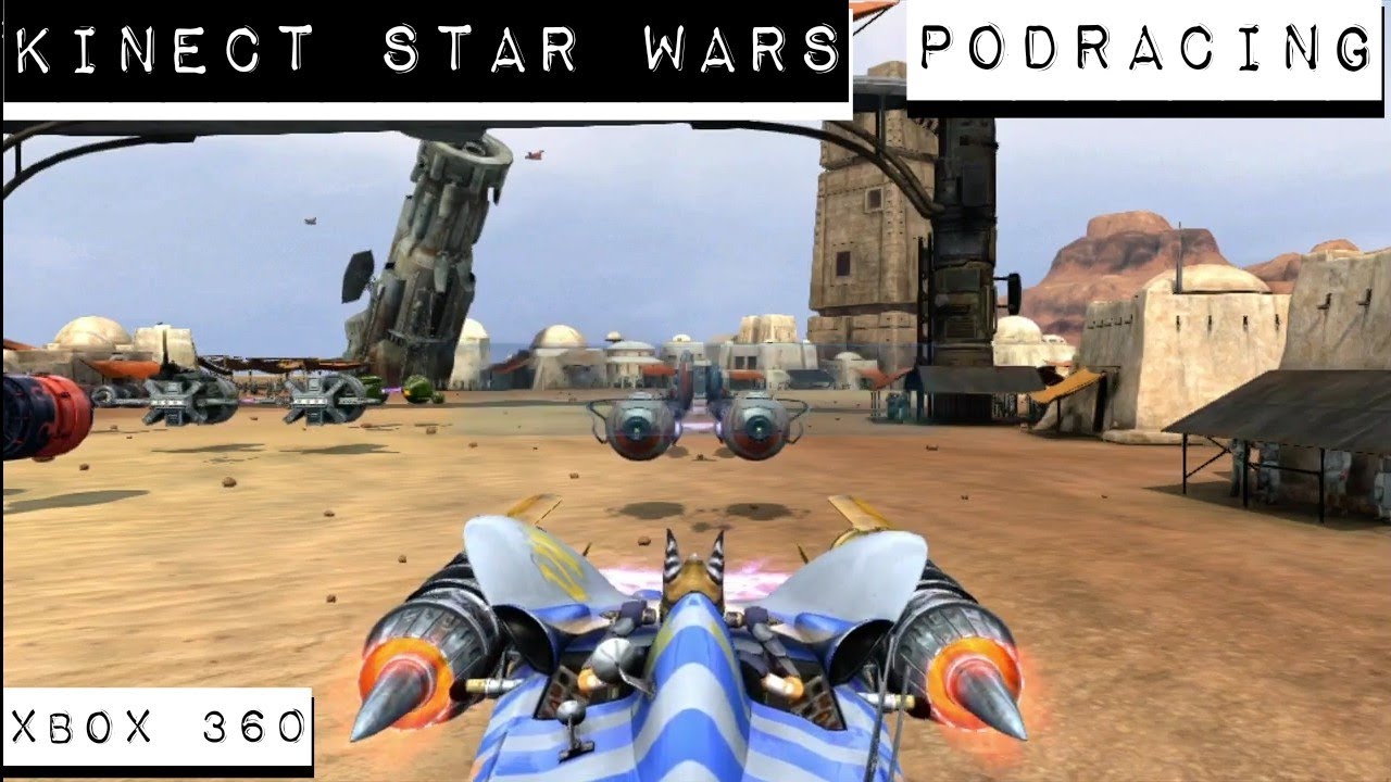 Kinect Star Wars - Podracing - All Races Gameplay - Xbox 360