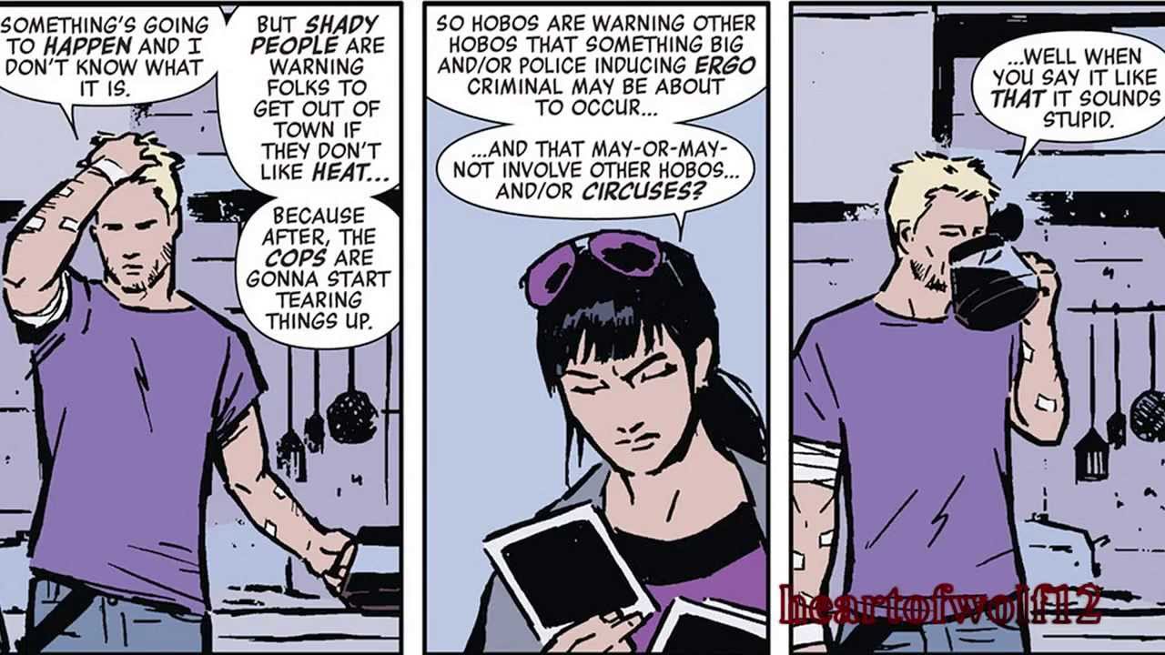 Clint/Kate -- Somebody That I Used To Know
