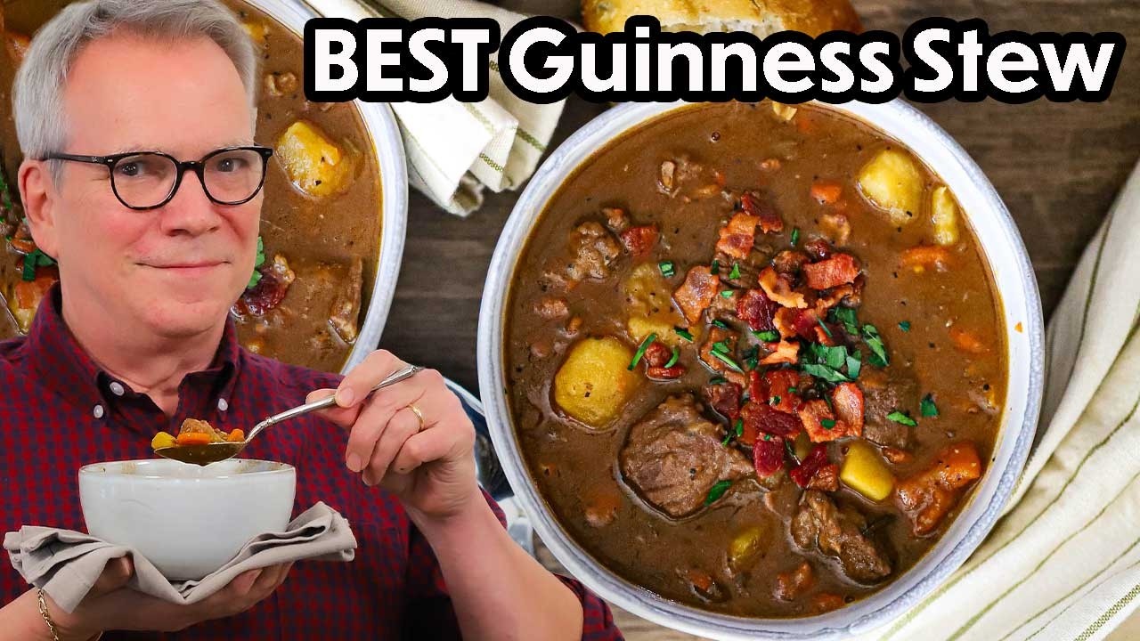 Classic Guinness Beef Stew (Oven or Stovetop)