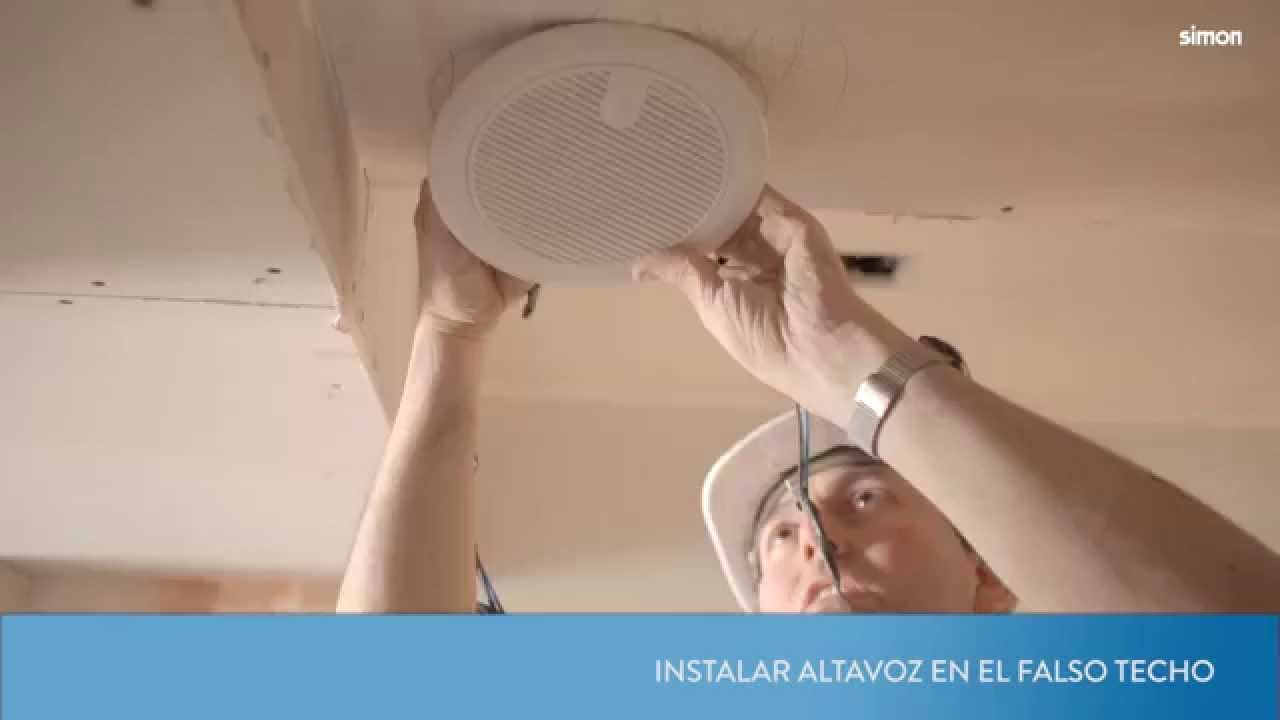 Instalación del altavoz de techo | Simon 75