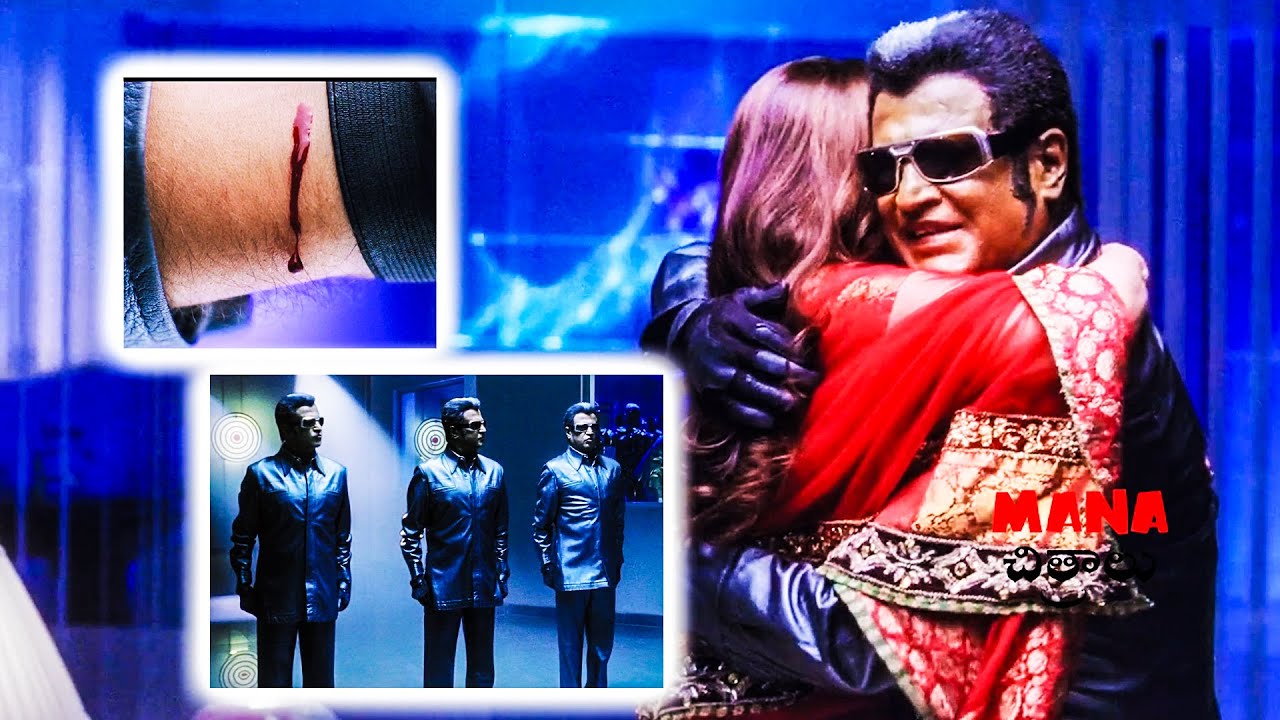Rajinikanth Proving By Cutting His Hand To Aishwarya Rai That Hes Human Not Robo | @ManaChitraalu
