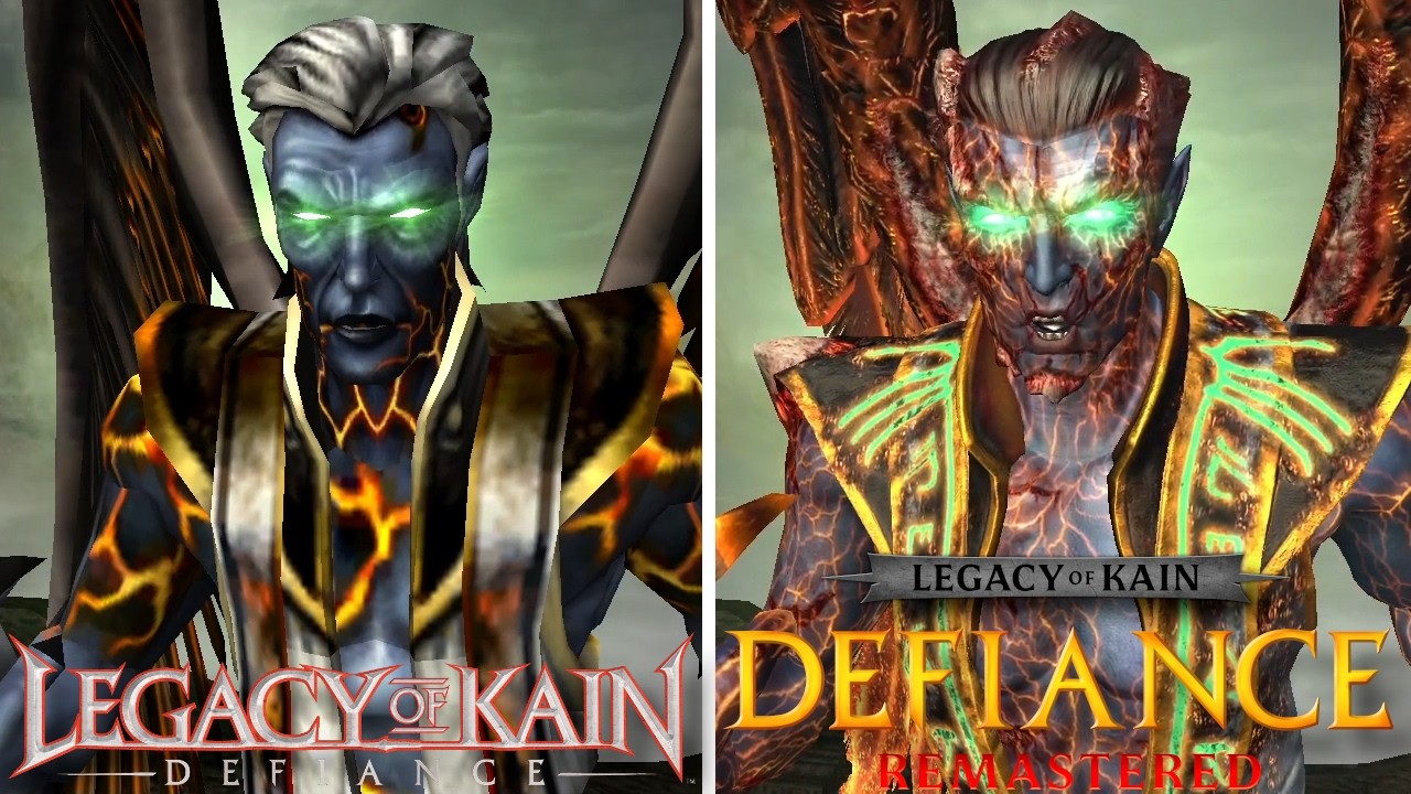 Legacy of Kain: Defiance Remastered - All Boss Comparison Original (2003) vs Remaster (2026)