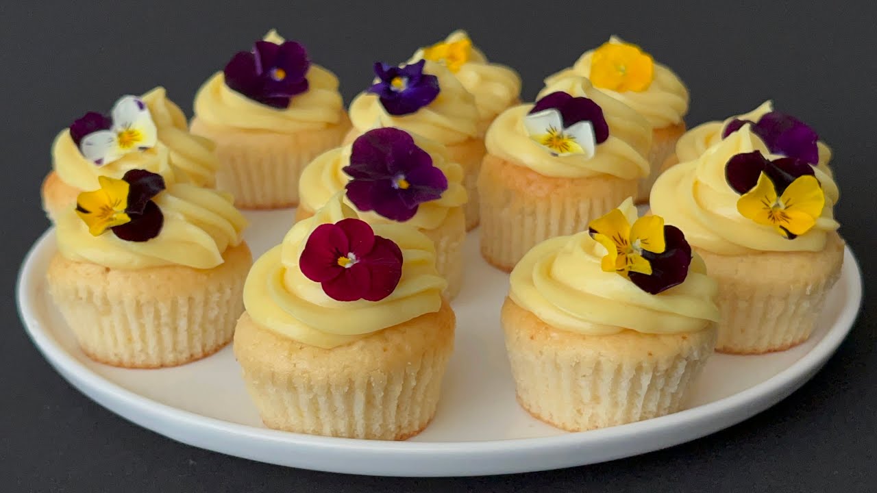 PAMUK GİBİ LİMONLU KEKİ ve ŞAHANE LİMON KREMASIYLA❗️ORTAYA ÇIKAN MUHTEŞEM LEZZET👌LİMONLU CUPCAKE 💯