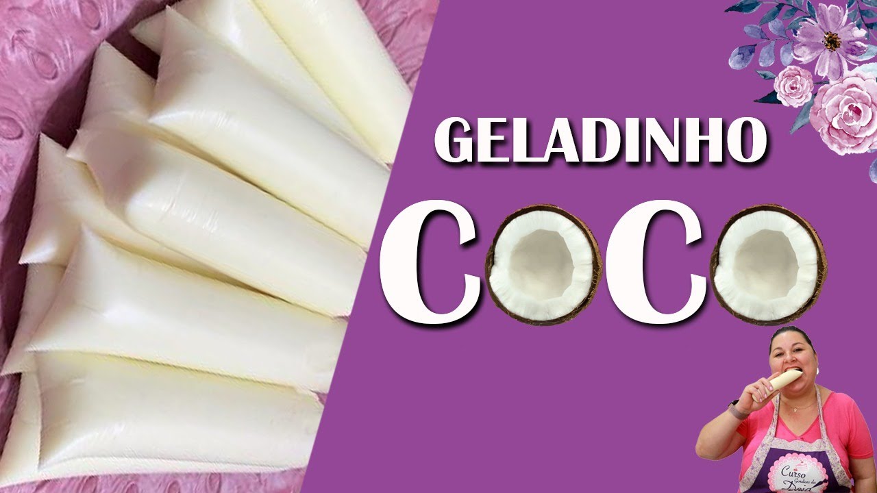 Esse geladinho de coco vai ser o seu campeão de vendas!