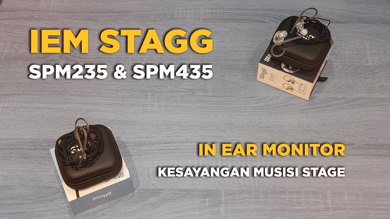 REVIEW IEM Stagg SPM 235 2 driver & Stagg SPM435 4 Driver , In Ear Monitor Bagus hemat budget