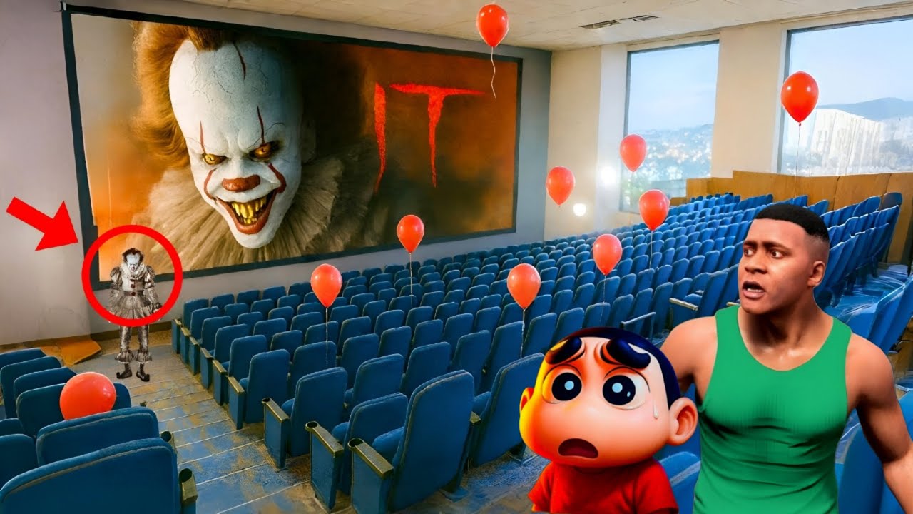 GTA 5 : Franklin and Shinchan Finally Killed The Pennywise😭| Gta 5 Tamil