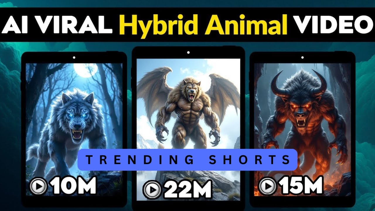 2025 Trending AI VIRAL Hybrid Animal Videos in Minutes with Free AI Tools | Complete Guide in Hindi