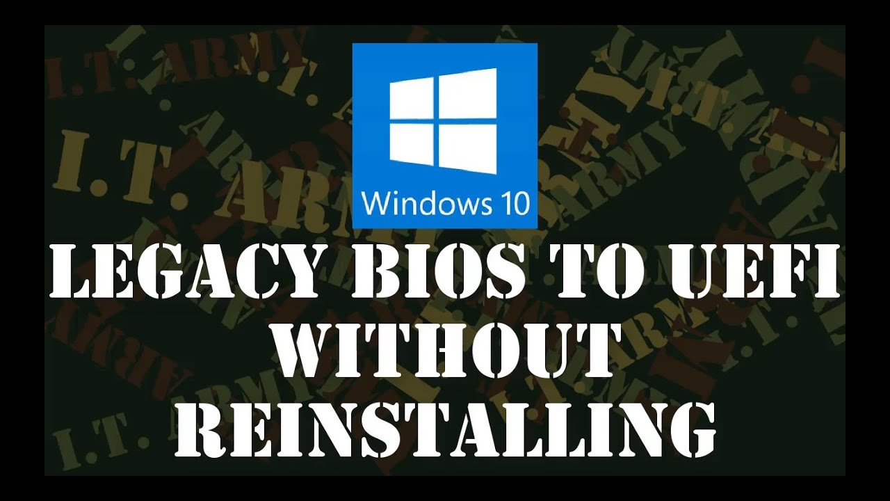 Конвертируйте Windows из устаревшего BIOS в UEFI и разбейте MBR на GPT без потери данных