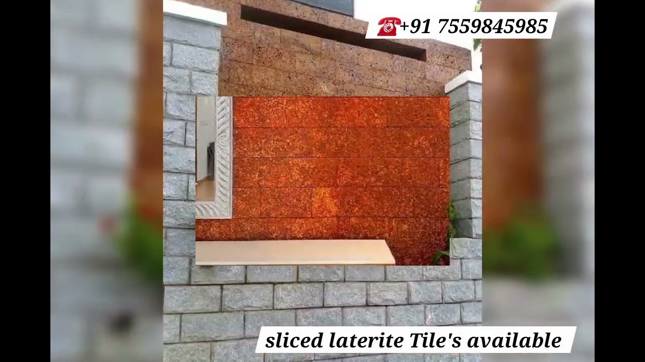 💚 Natural Laterite Cladding Tile's Available 💚 ☎️+91 7559845985  all India delivery 🚛   #Kerala