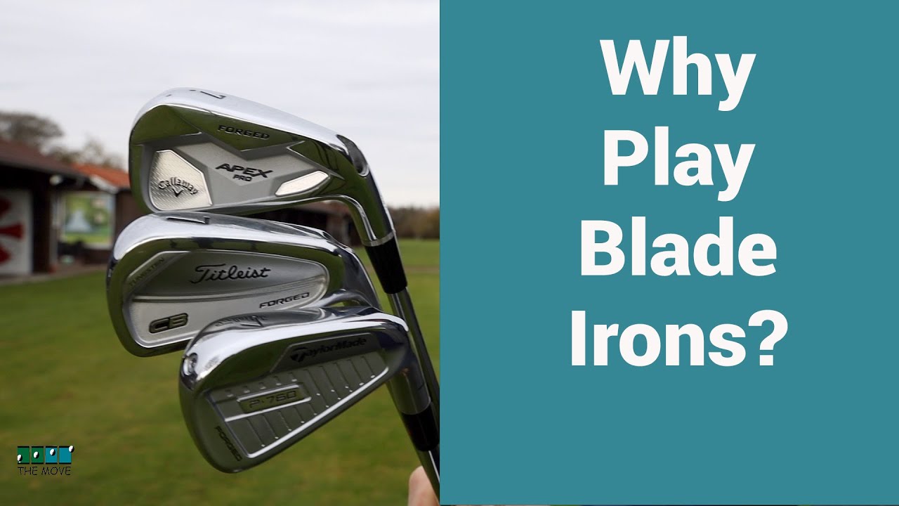 Why do Golf Professionals play blades?