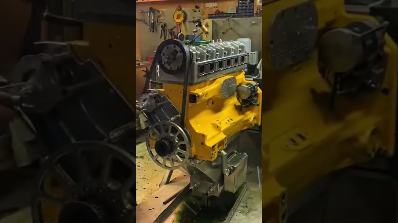 Ventiltrieb Montage 🔧 #tractorpulling #motorsport #racing #techtalk #selfmade #shortsanity #diy
