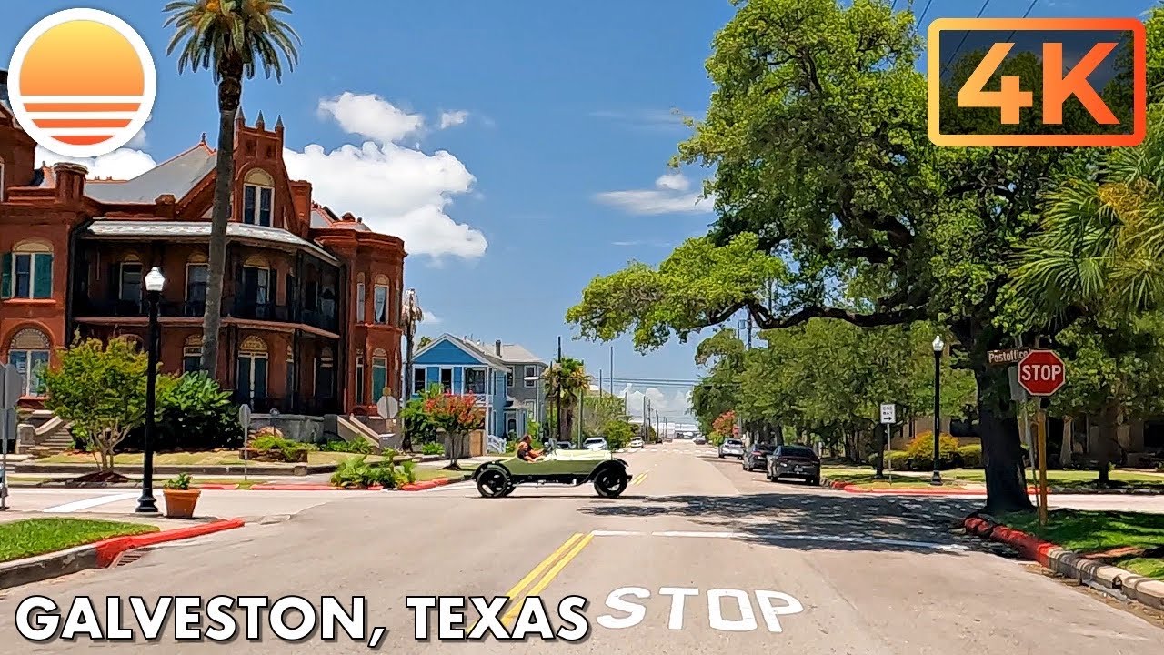Galveston Island, Texas! Drive with me in a neighborhood on Galveston.
