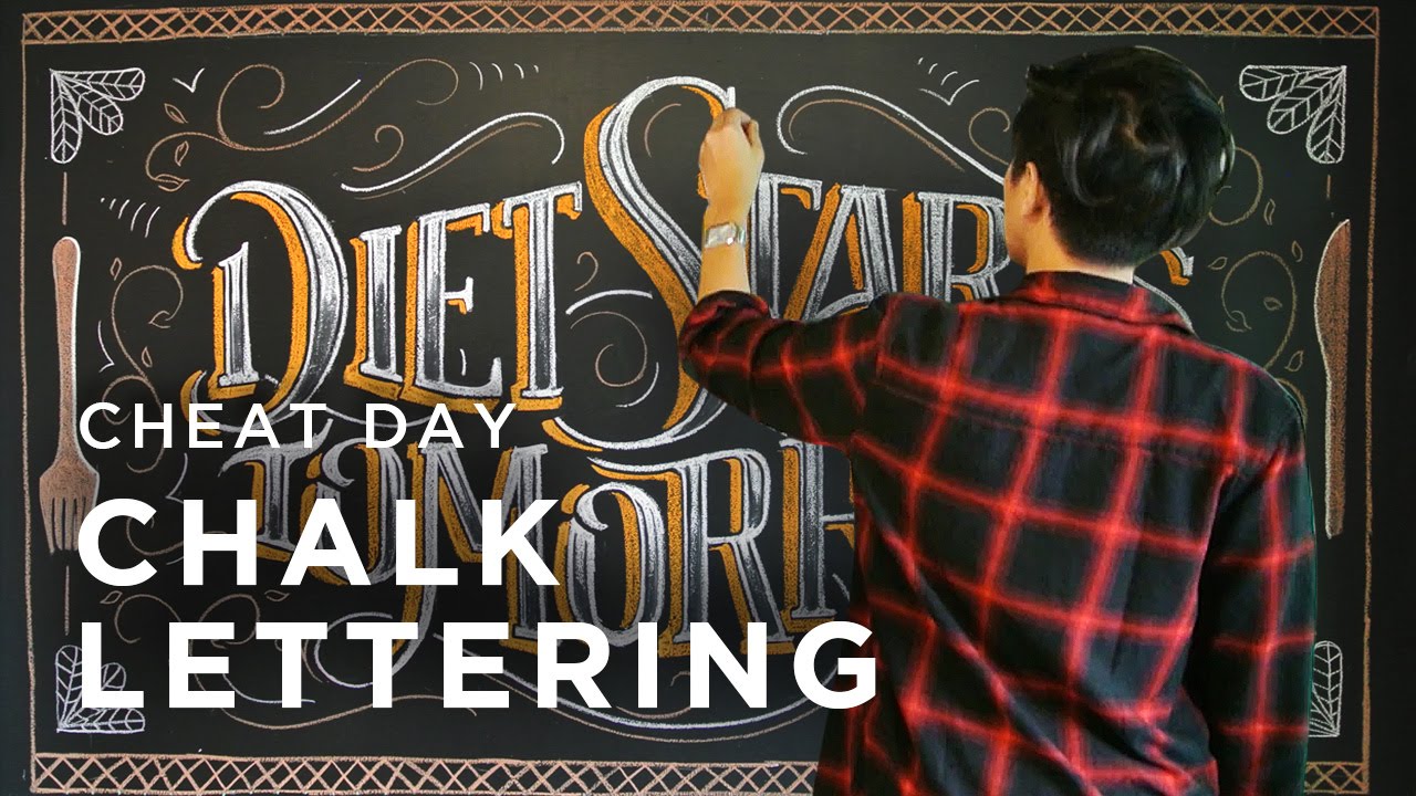 Cheat Day Chalk Lettering x Neil Torres
